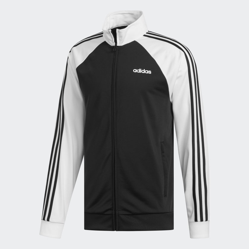 black striped adidas jacket
