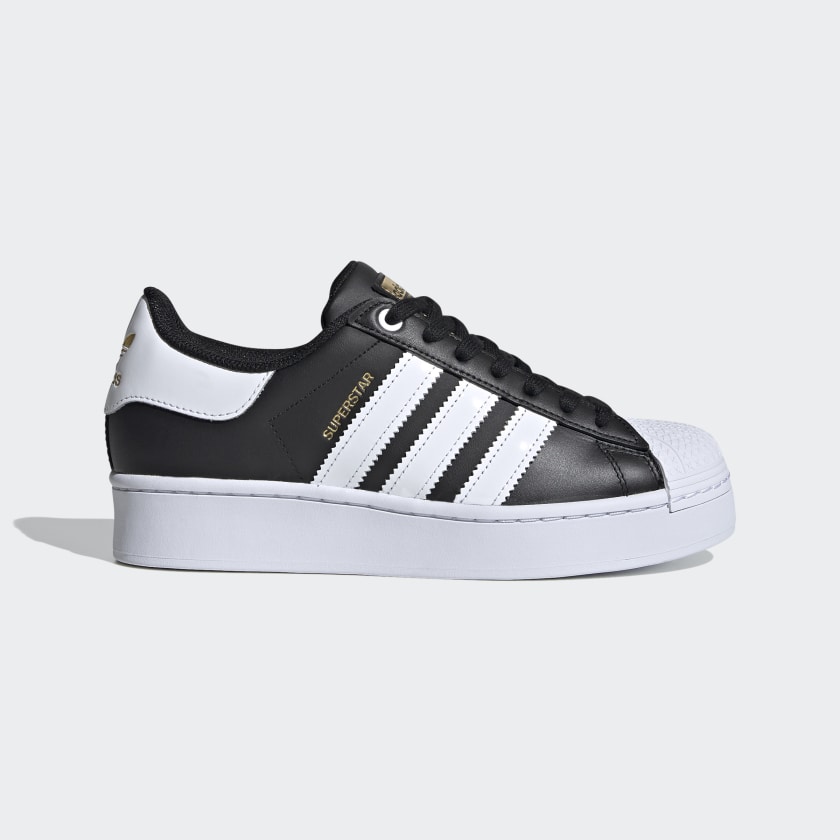 adidas superstar womens black and white