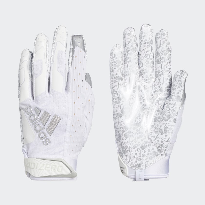 adidas white football gloves