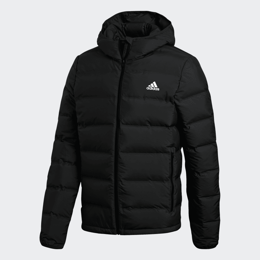 Adidas Helionic Dolgulu Kapusonlu Mont Siyah Adidas Turkey