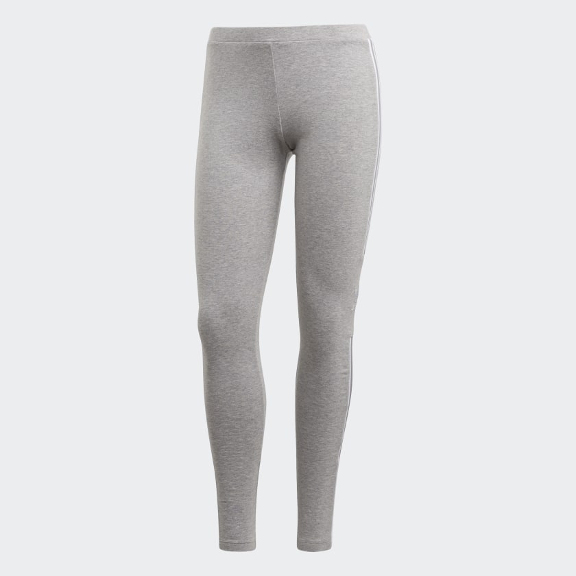 grey trefoil leggings