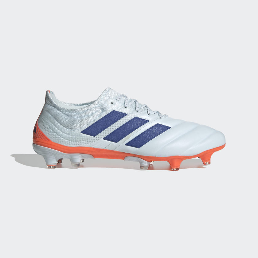 blue adidas football boots