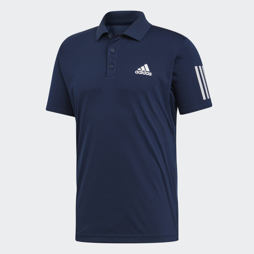 adidas 3-Stripes Club Polo Shirt - Blue 
