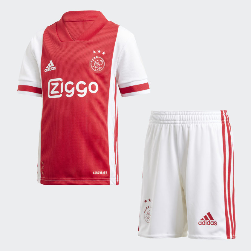 Adidas Ajax Amsterdam Home Mini Kit White Adidas Uk