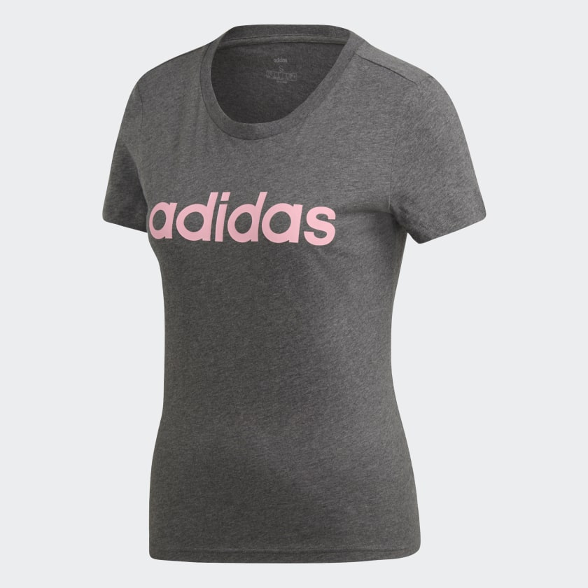Adidas essentials linear slim tee Clearance