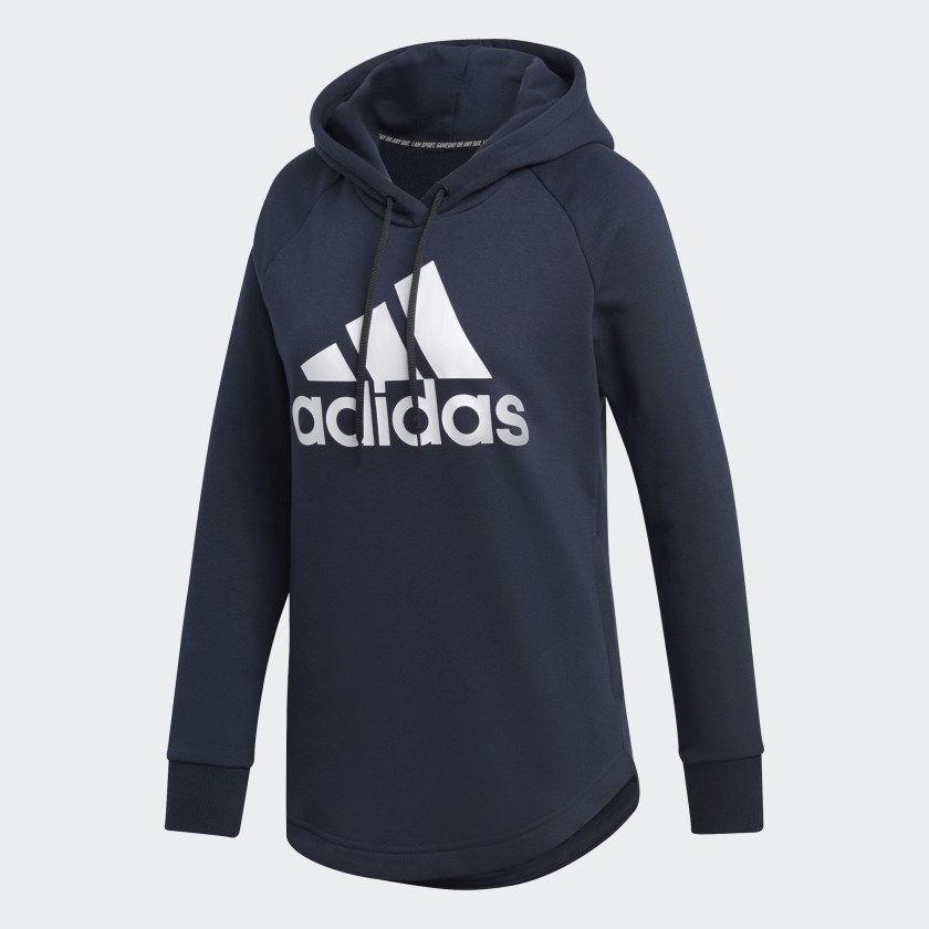 adidas women's badge of sport post game hoodie