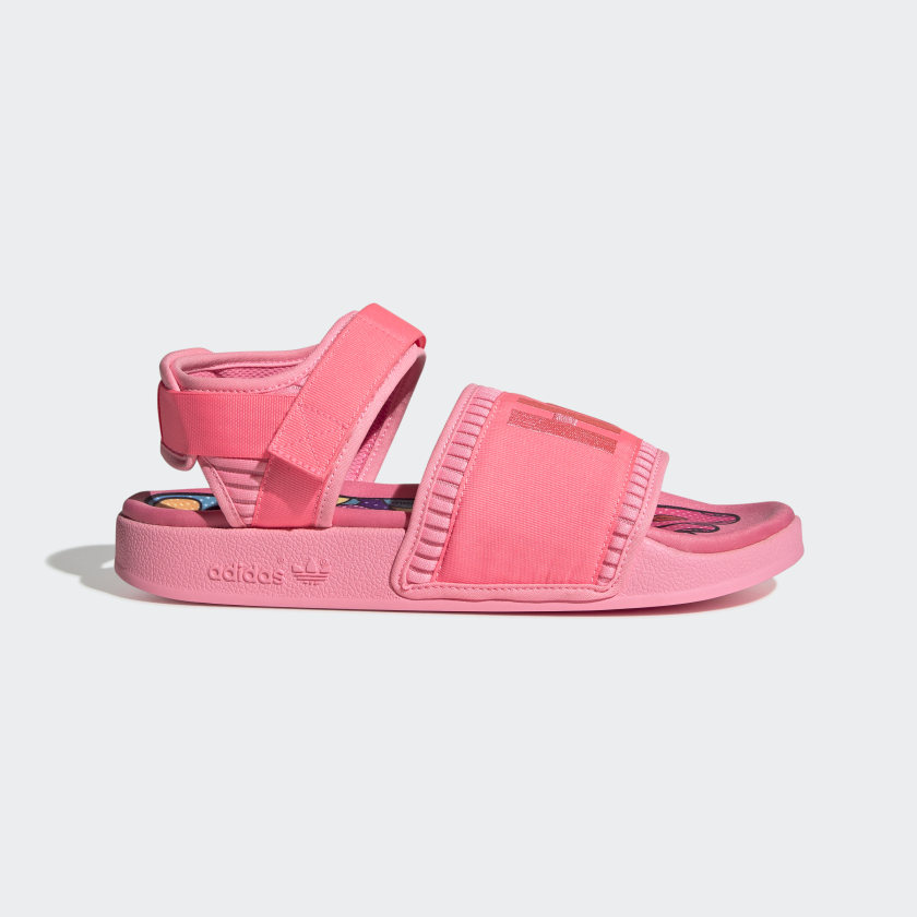 pink adidas sandals