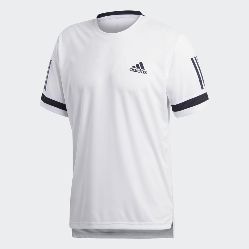 Adidas 3 Bantli Club Tisort Beyaz Adidas Turkey