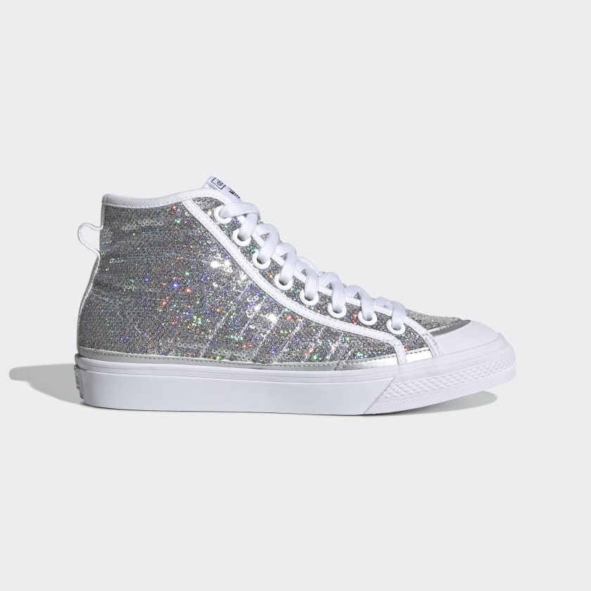 adidas nizza high top white