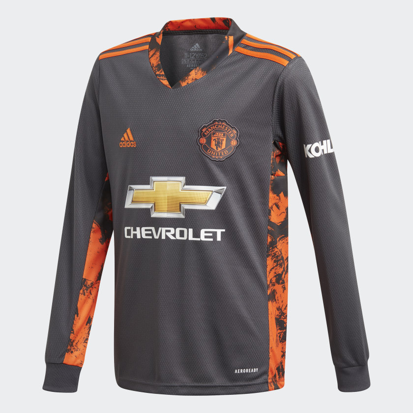adidas Manchester United 2021 Home Goalkeeper Jersey Grå adidas Manchester United 2021 Home Baby Kit Röd | adidas