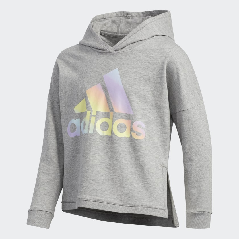 adidas grey hoodie kids