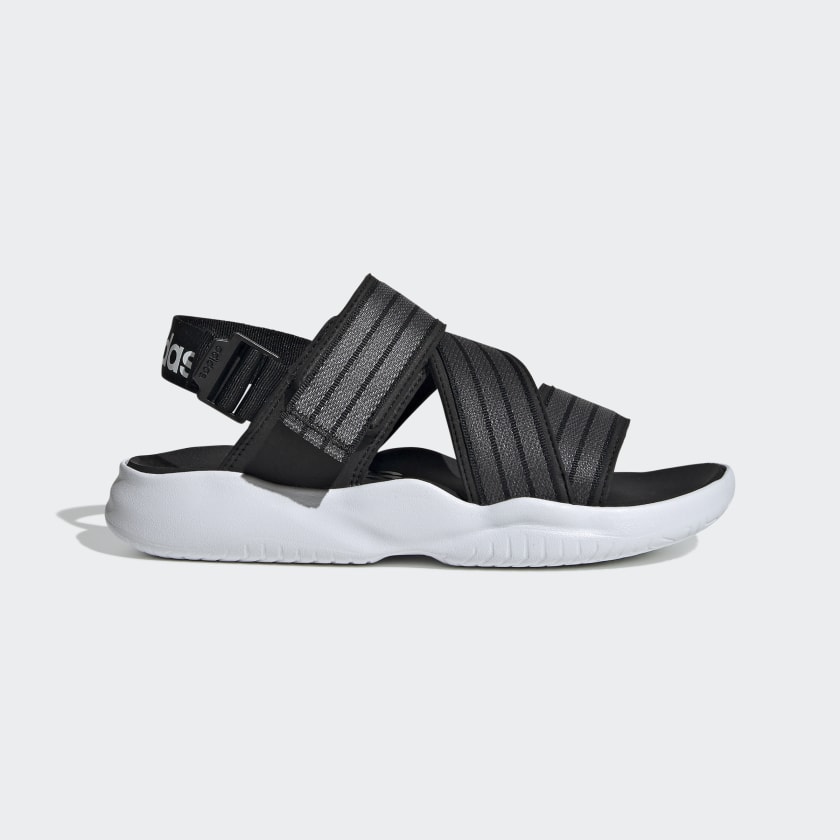 adidas black flip flops