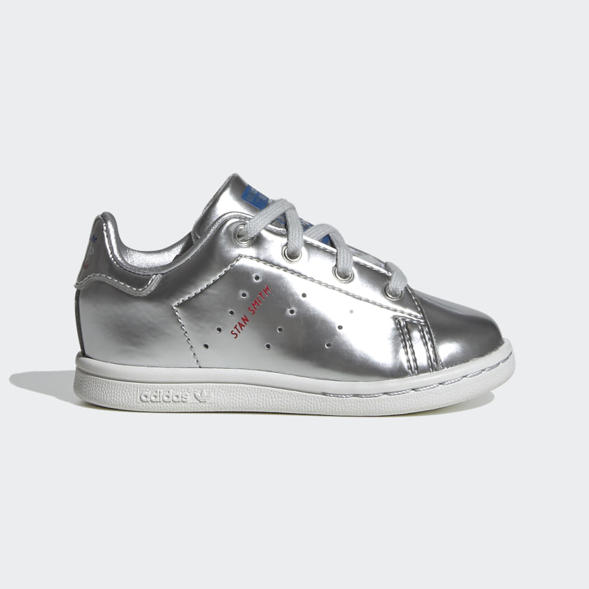 silver stan smith shoes