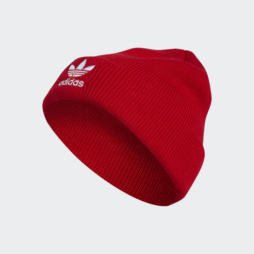 red adidas beanie