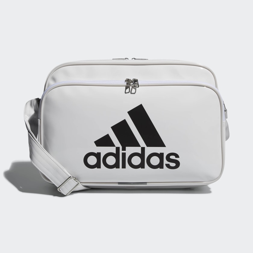 black leather adidas bag