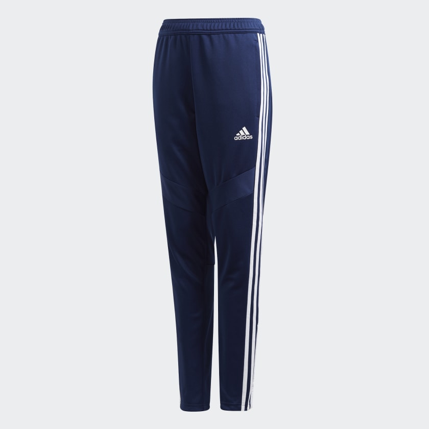 blue and white adidas pants