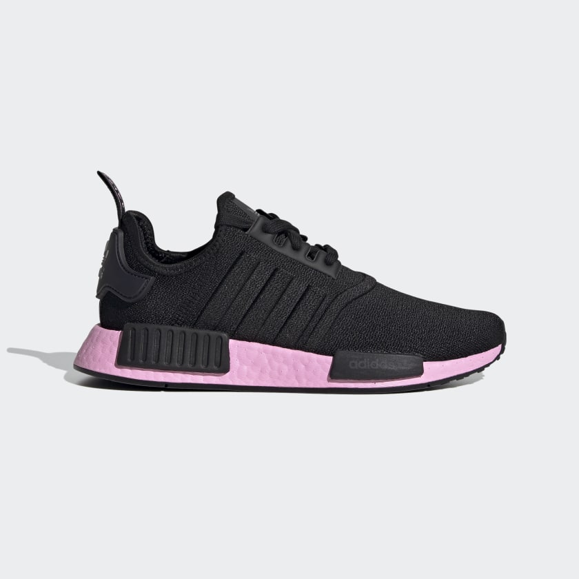 womens adidas nmd r1 black and pink