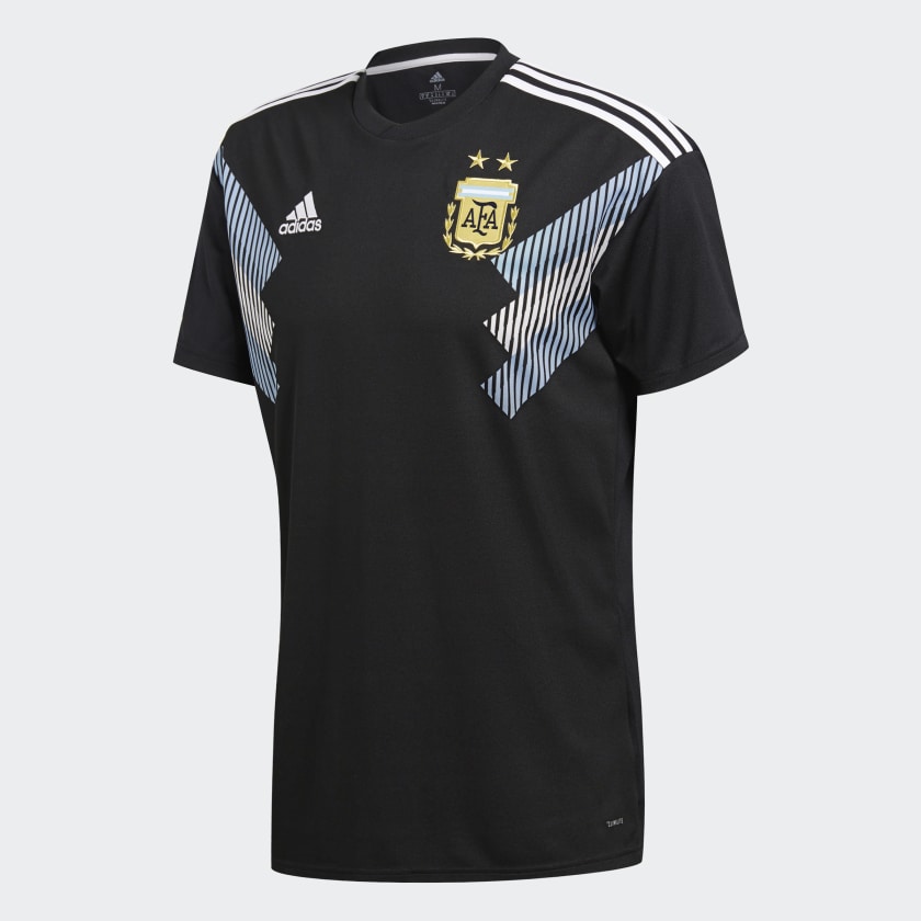 adidas Argentina Away Jersey - Black 