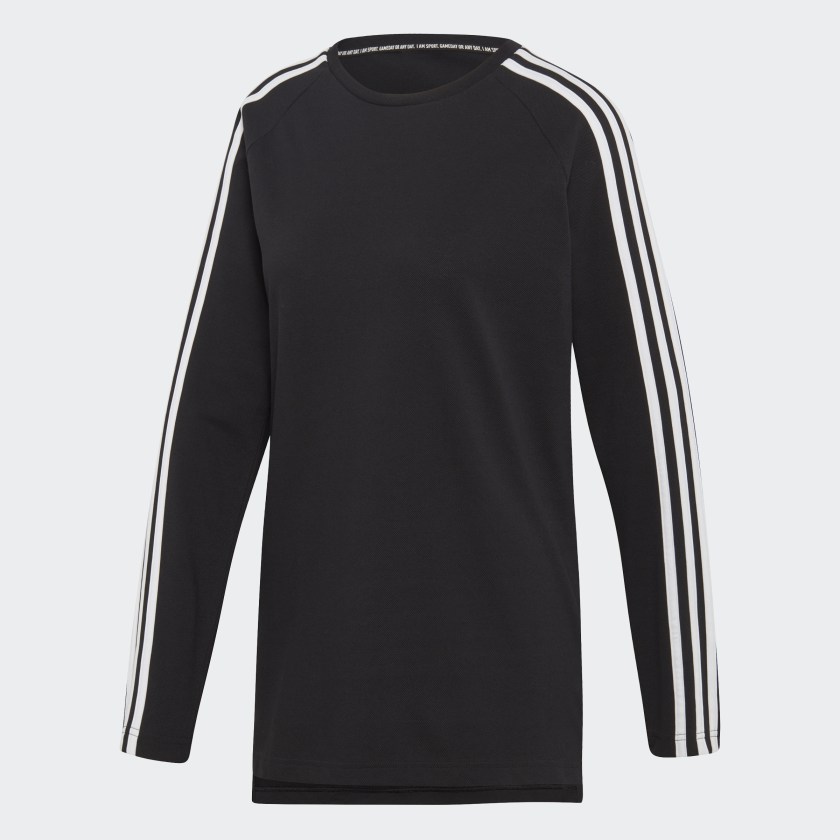 adidas three stripes long sleeve