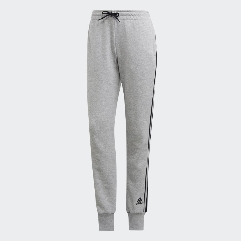 adidas essentials 3s tapered french terry pant