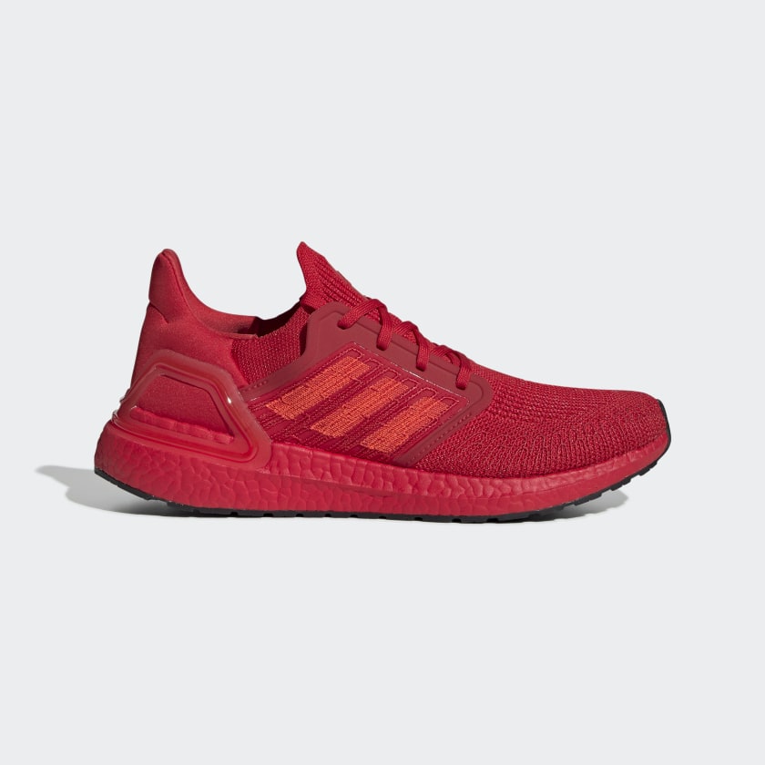 all red ultra boost
