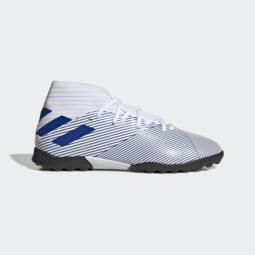 white soccer turf shoes