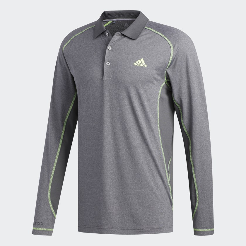 adidas Ultimate Climacool Solid Polo Shirt - Grey | adidas US