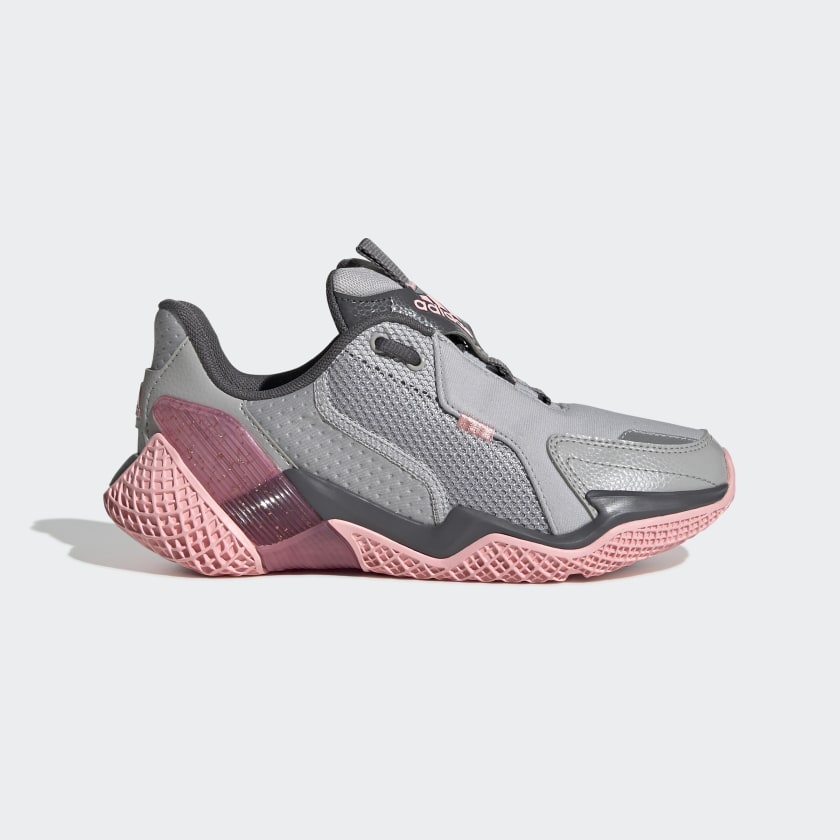 pink grey sneakers