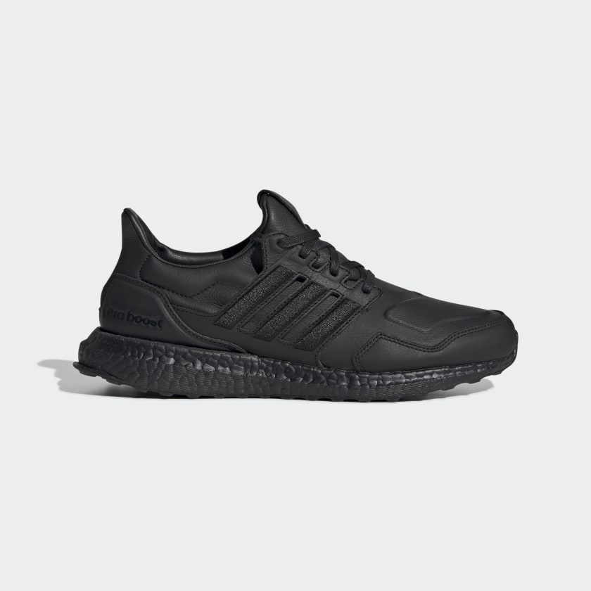 adidas Ultraboost Leather Shoes - Black 