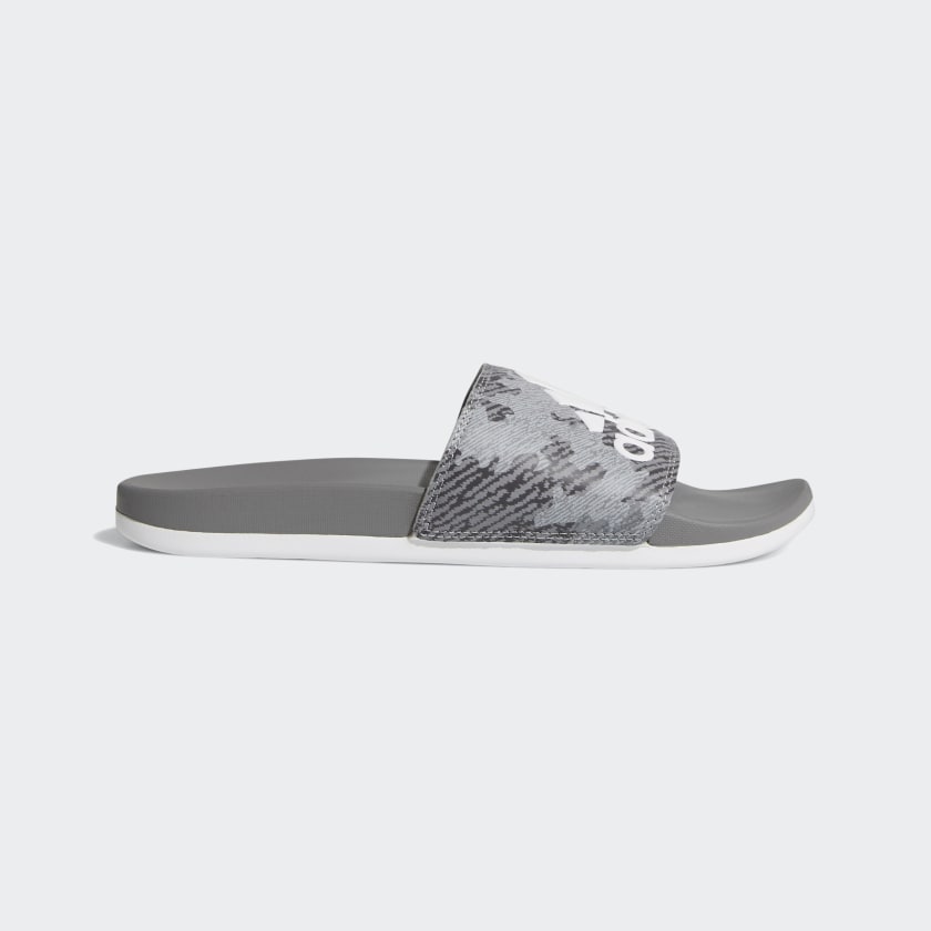 adidas sandals grey