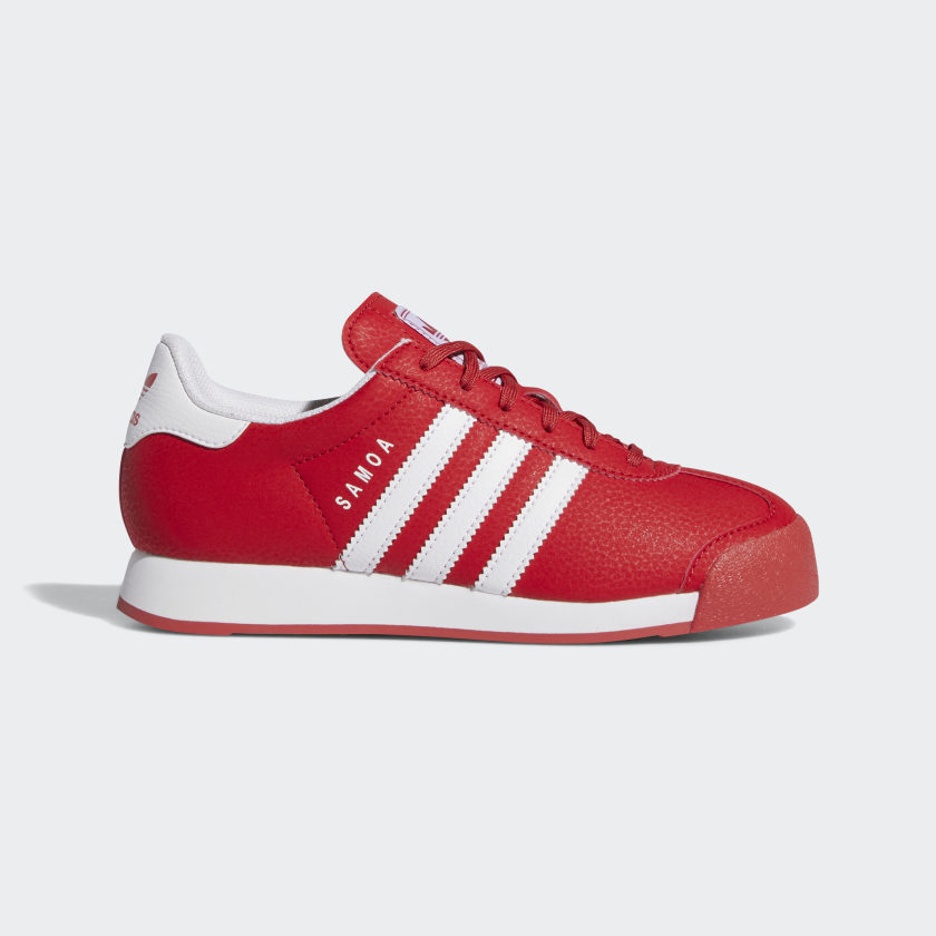 adidas samoa red and black