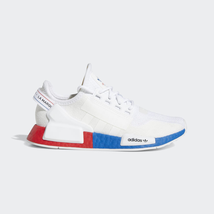 Kids NMD R1 V2 Cloud White, Red and 