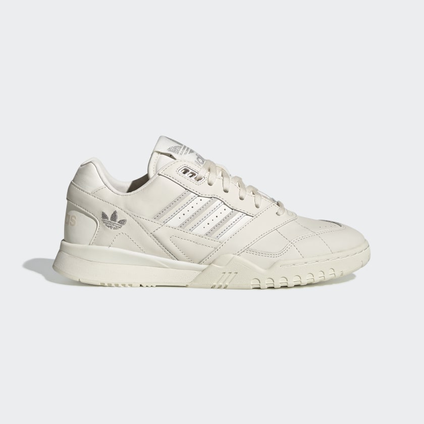 adidas white leather trainers