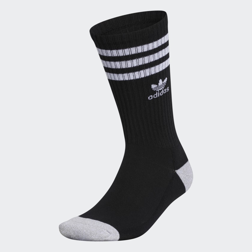adidas Recycled Roller Crew Socks - Black | adidas US