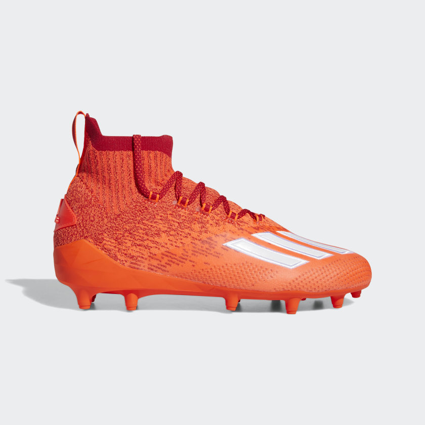 all orange football cleats