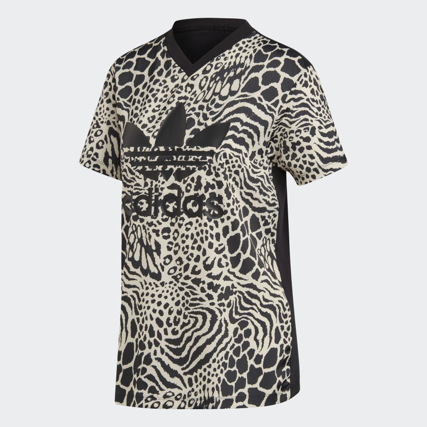 adidas cheetah print shirt