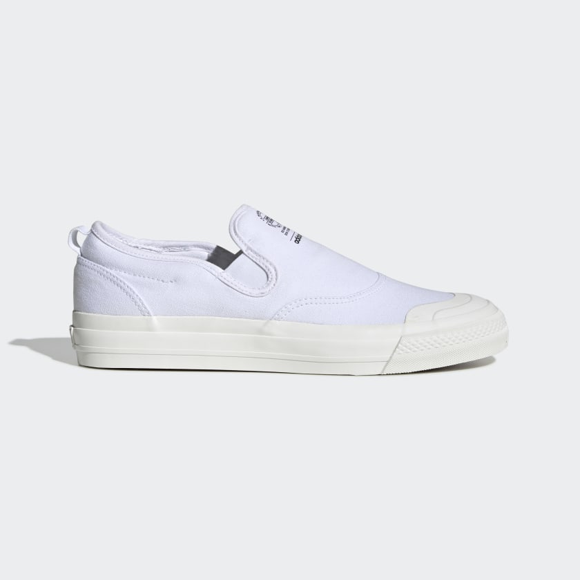 Nizza RF Slip-On Cloud White and Off White Shoes | adidas US