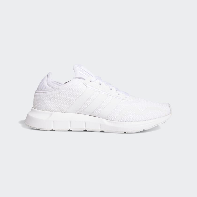 all white adidas swift run women's