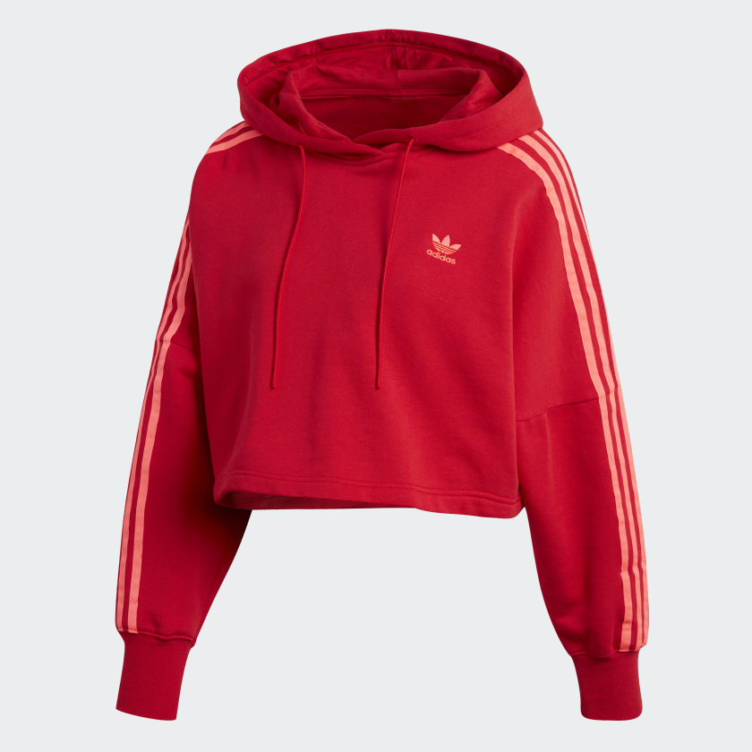 dark red adidas hoodie