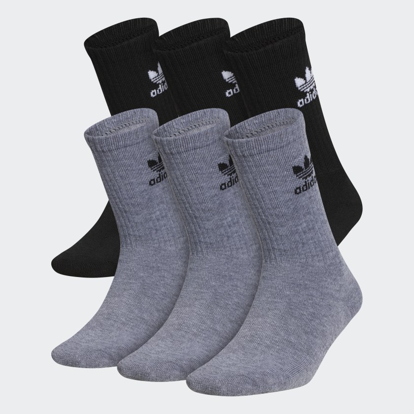 adidas trefoil crew socks