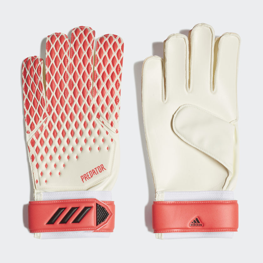 white adidas goalkeeper gloves