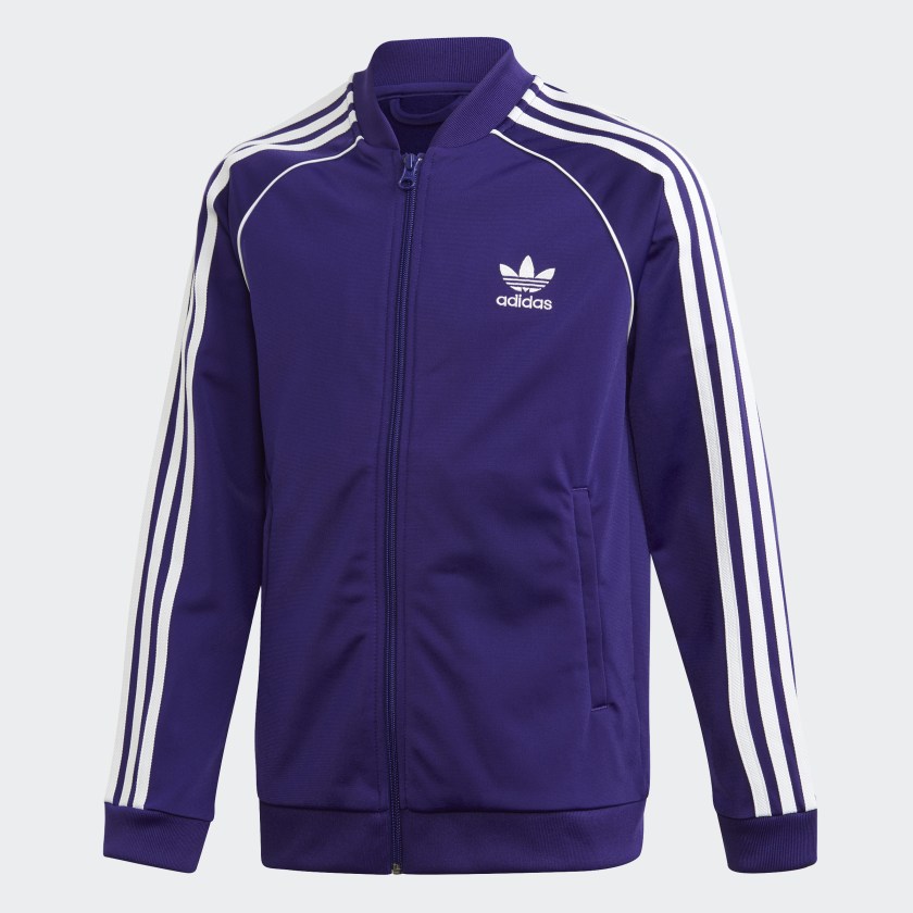 blue and purple adidas jacket