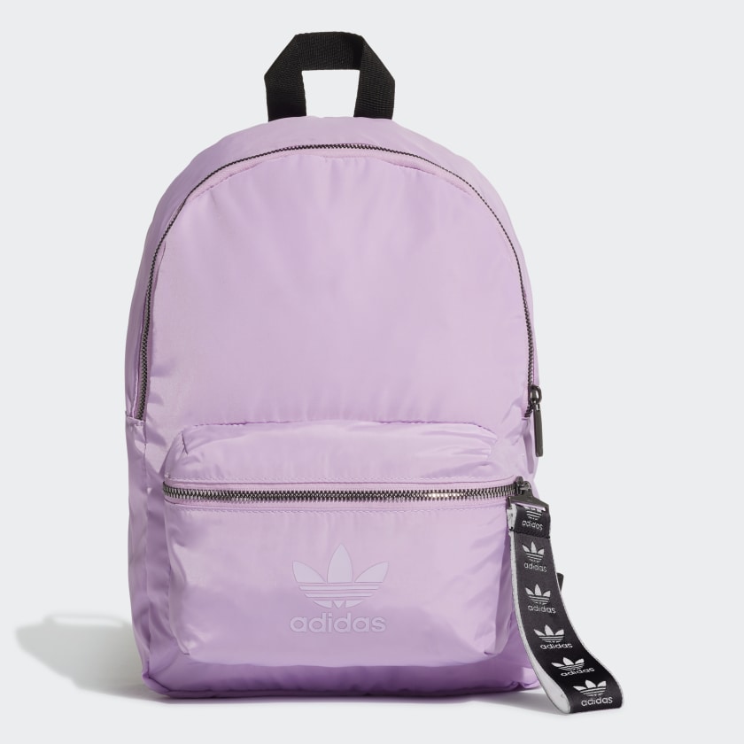 pink and purple backpack