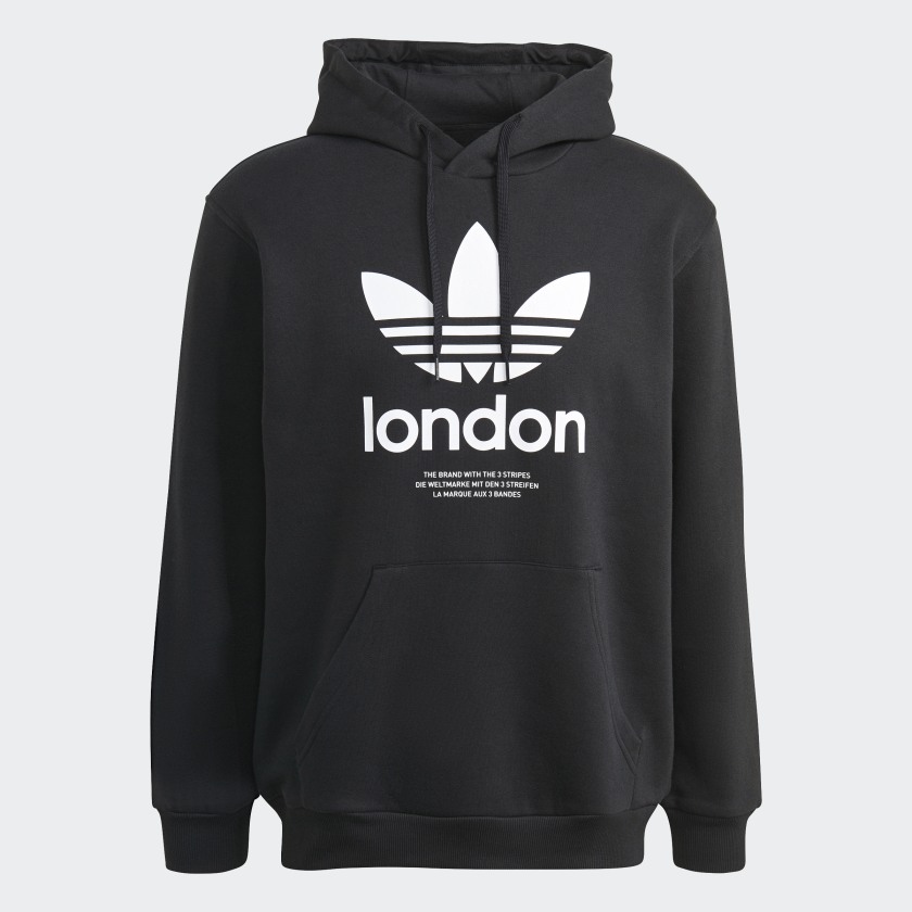 adidas London Hoodie Zwart | adidas Officiële Shop Laatste 100 dagen' hoodie gratis bedrukt | Shop nu! | Tshirtdeal