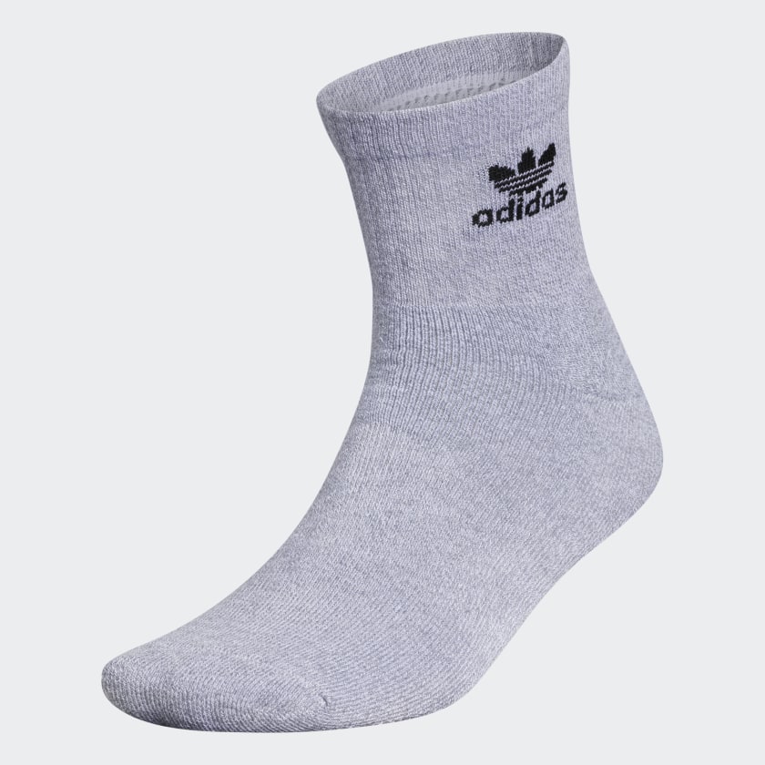 Adidas trefoil quarter socks