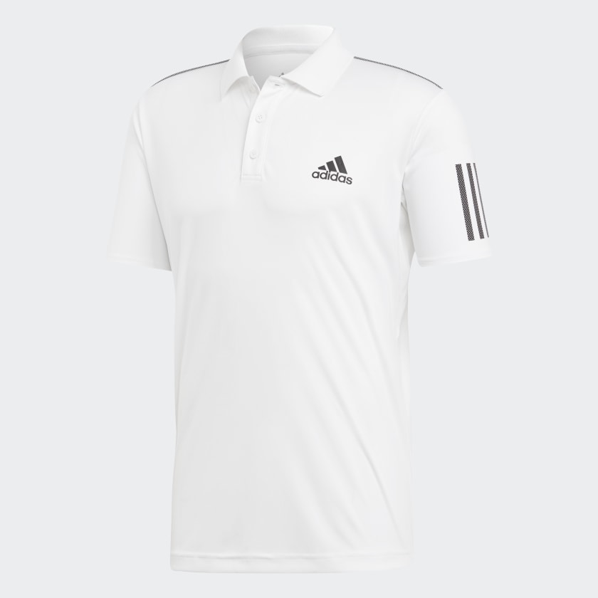 adidas 3-Stripes Club Polo Shirt - White | adidas US