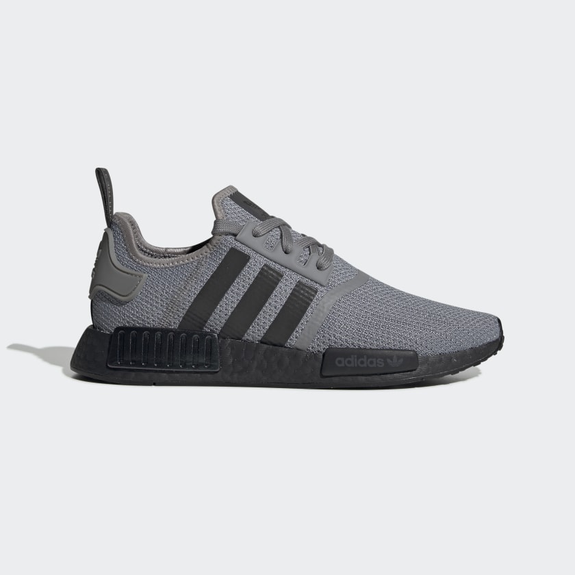 gray and black nmds