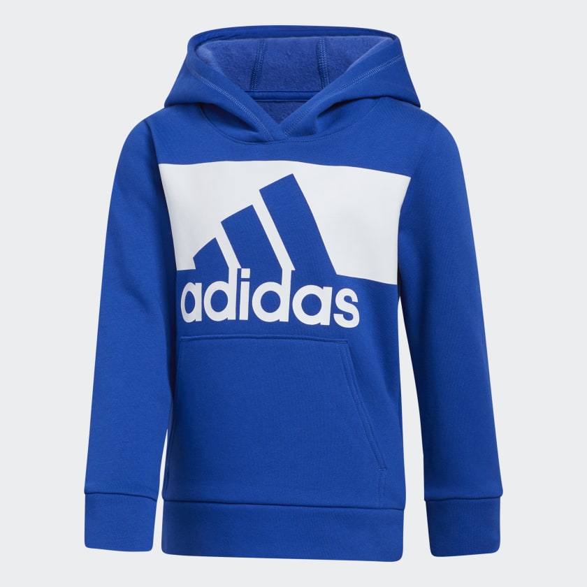 adidas Cotton Event Hooded Pullover - Blue | adidas US