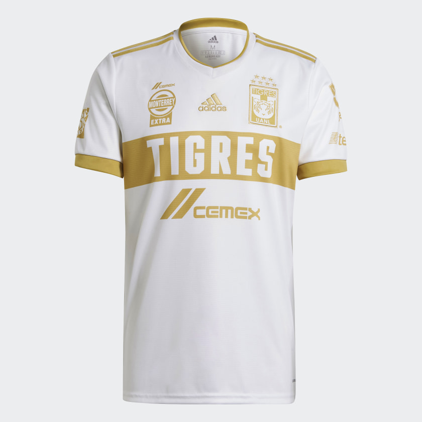 tigres white and gold jersey