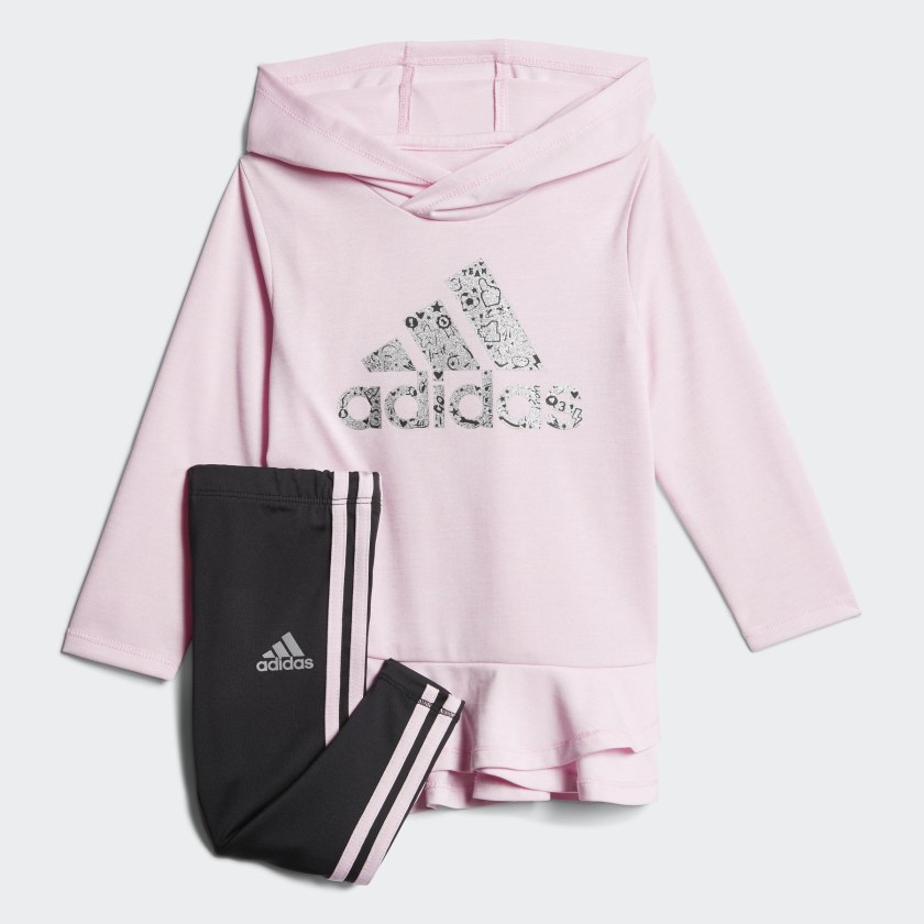 adidas hoodie and tights
